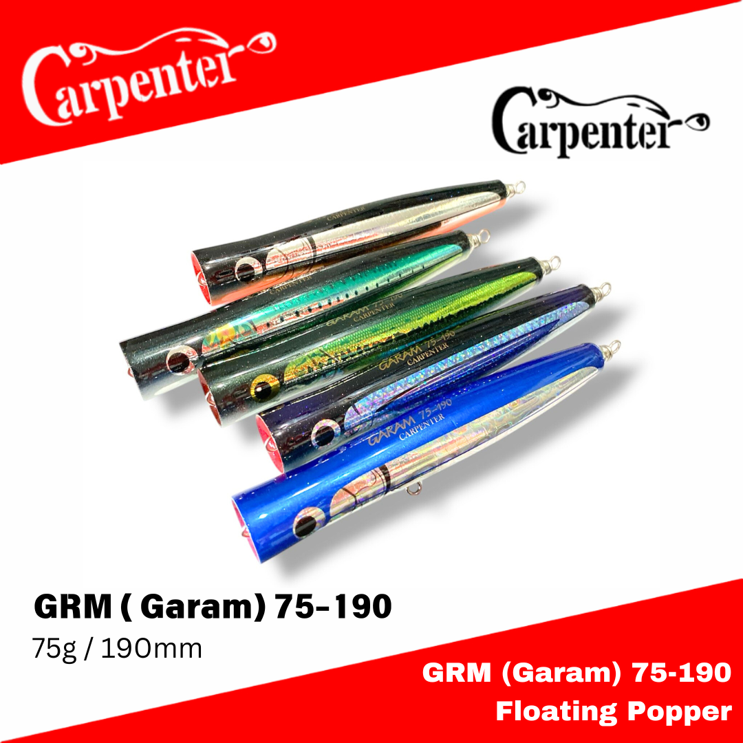 Carpenter Garam GRM 75-190 Lure Floating Popper 75g 190mm