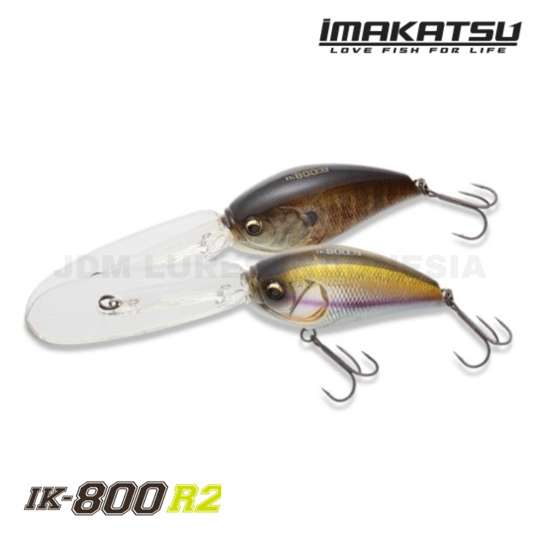 Umpan Pancing Imakatsu IK-800R2 Mozaic Diving Crank Bait Floating Lure