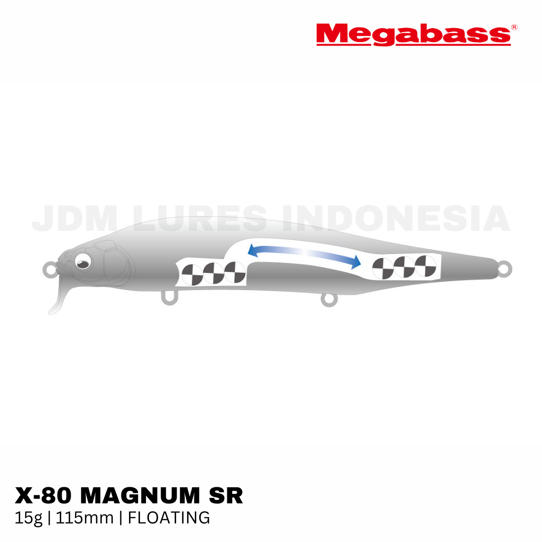 Megabass DOG-X Jr. COAYU Floating Lure 1/5oz 71mm