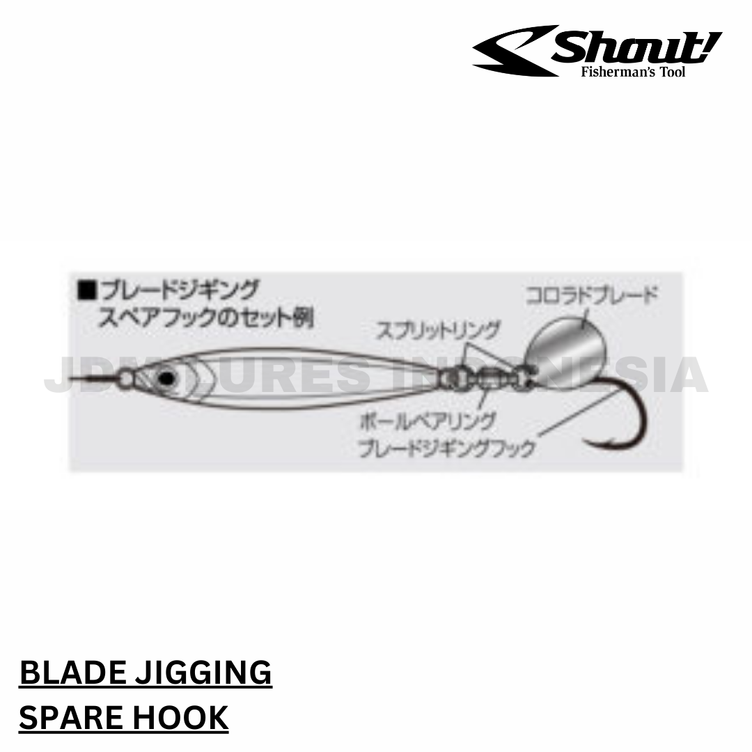 Shout Blade Jigging Spare Hook