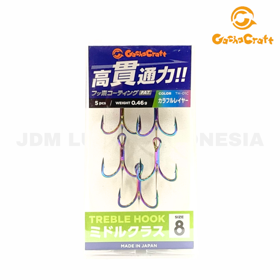 Gacha Craft TH-01C Treble Hook Middle Class Colorful Layer