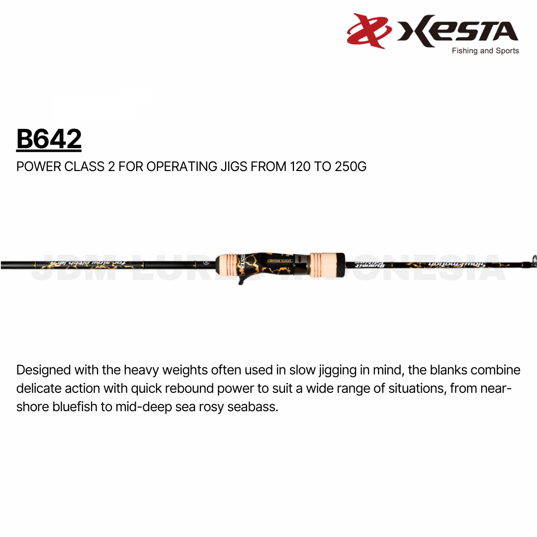 Xesta Baitcasting Rod Slow Emotion Summit Edition B642