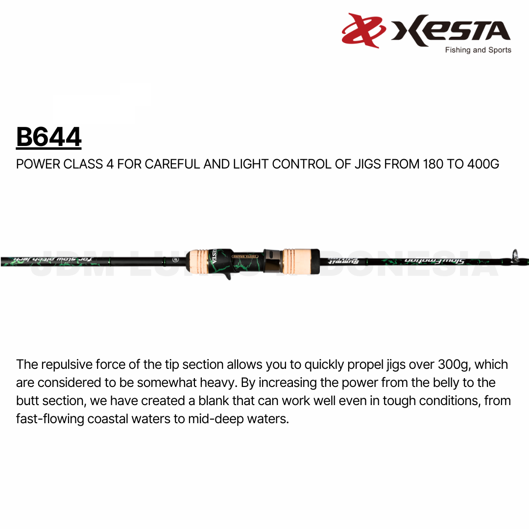 Xesta Baitcasting Rod Slow Emotion Summit Edition B644