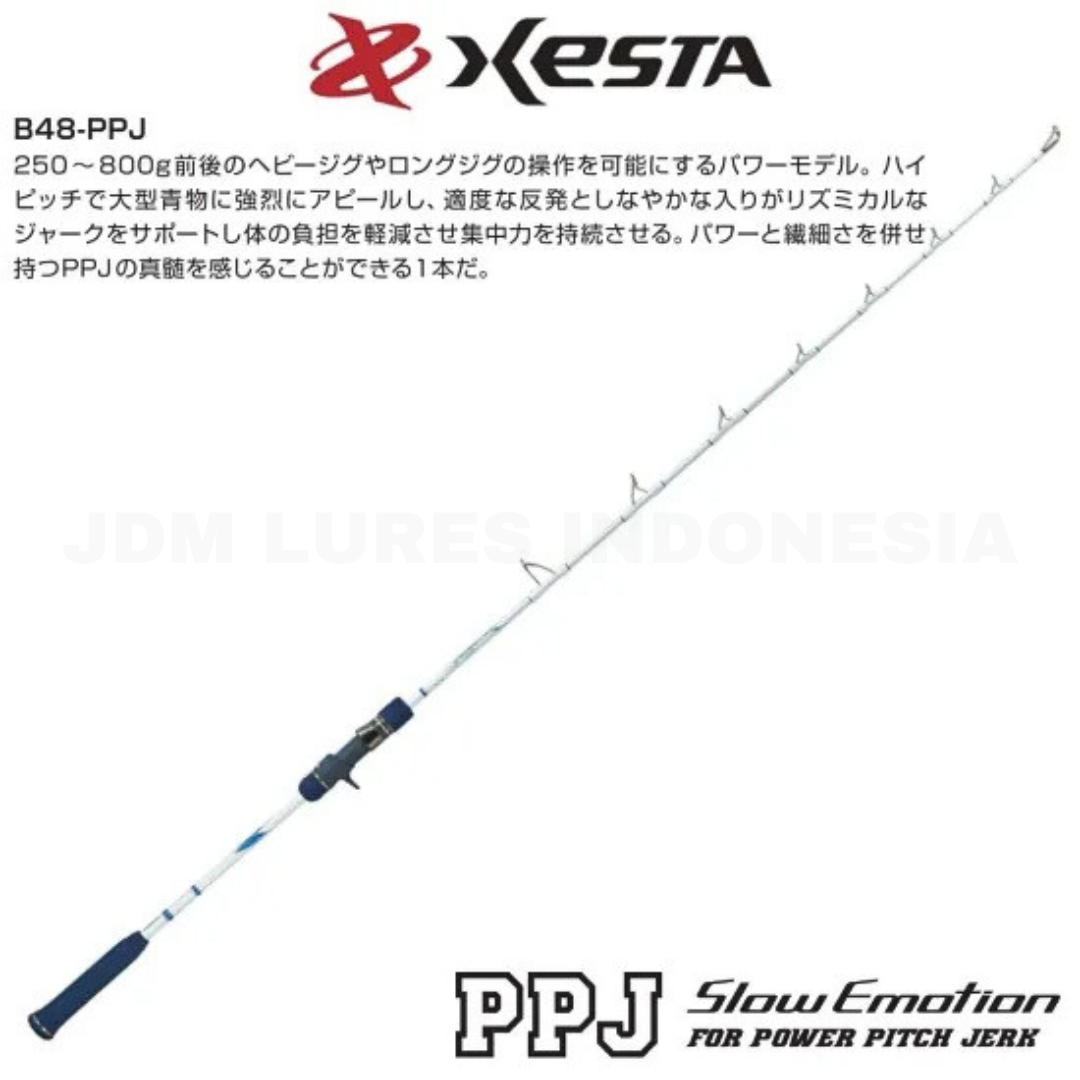 Xesta Baitcasting Rod Slow Emotion for Power Pitch Jerk B48-PPJ