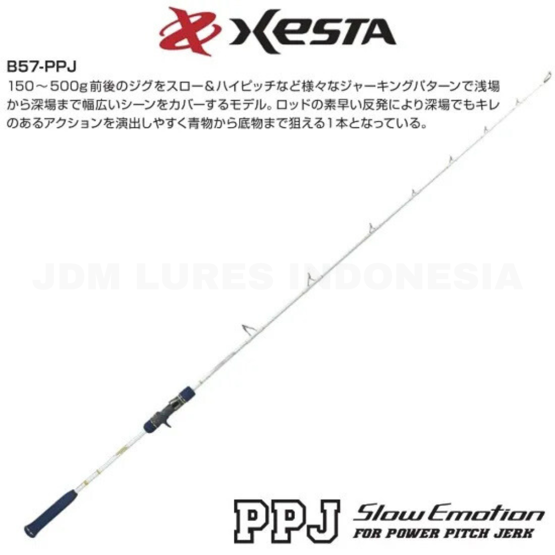 Xesta Baitcasting Rod Slow Emotion for Power Pitch Jerk B57-PPJ