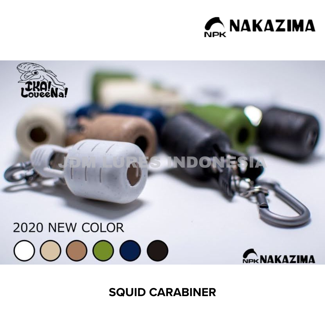 Nakazima Ika LoveeNa Egi Hook Cover With Carabiner 2020 New Color
