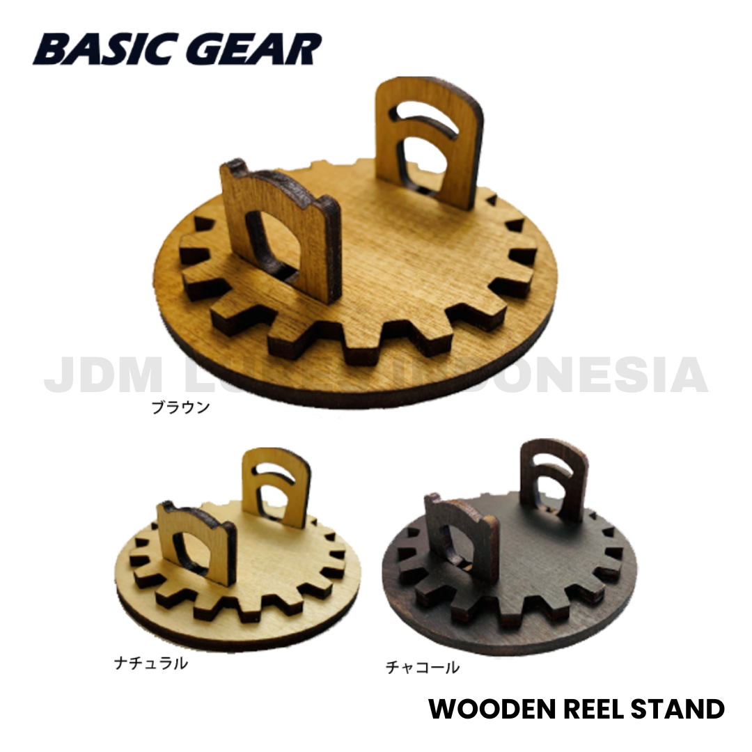 Basic Gear Wooden Reel Stand
