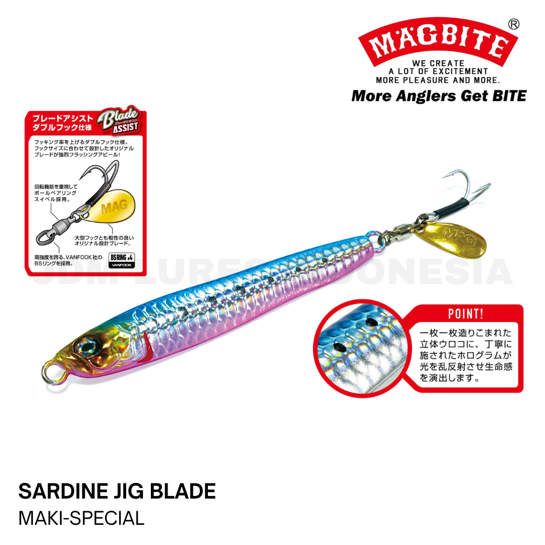 Magbite MBJ06 Sardine Jig Blade Jingging Maki-Special