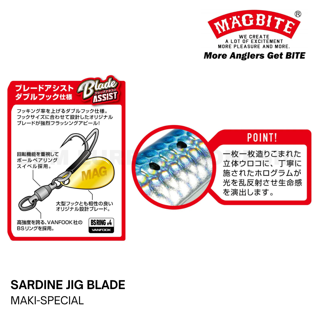 Magbite MBJ06 Sardine Jig Blade Jingging Maki-Special