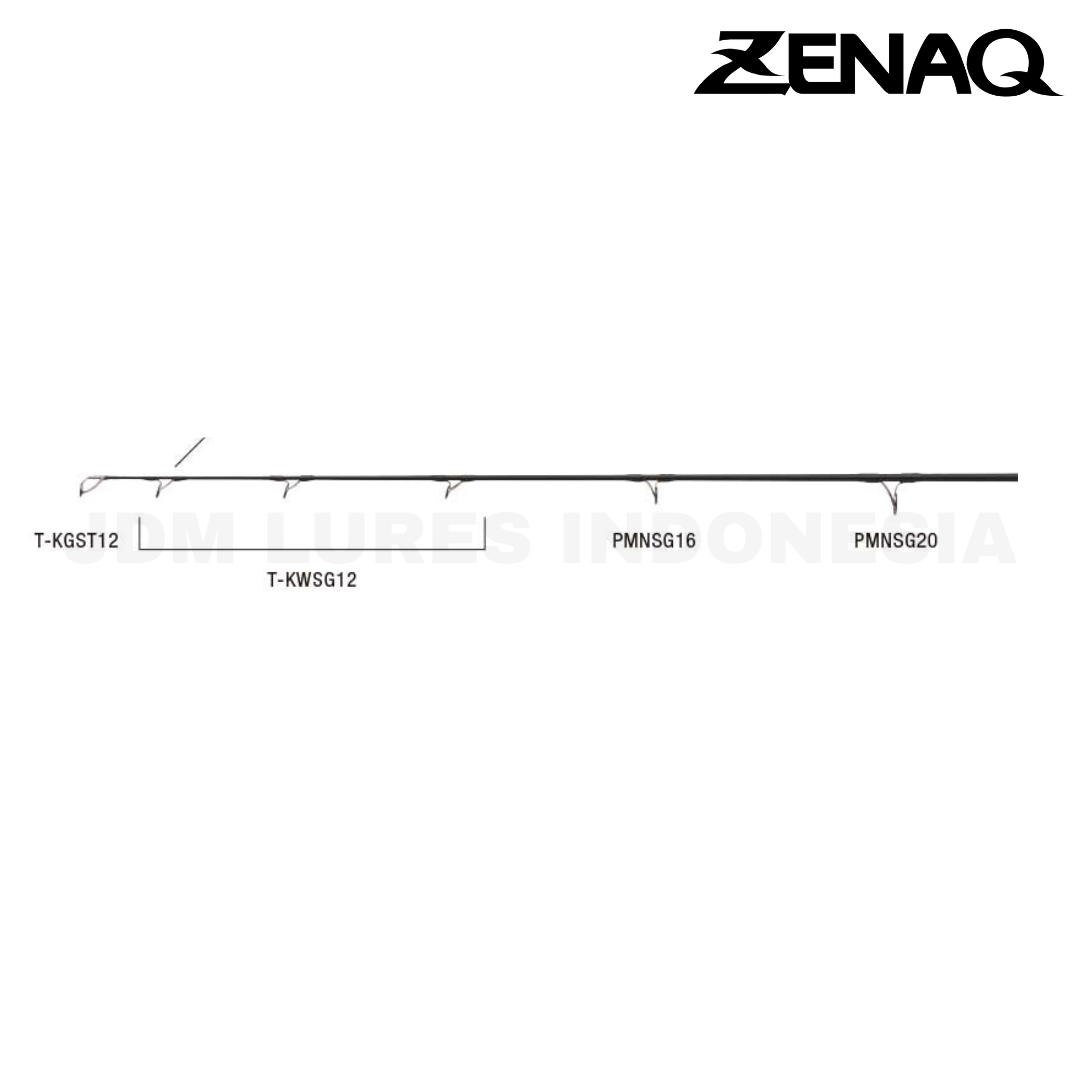 Zenaq Spinning Rod Sinpaa SC81-80G Hiramasa