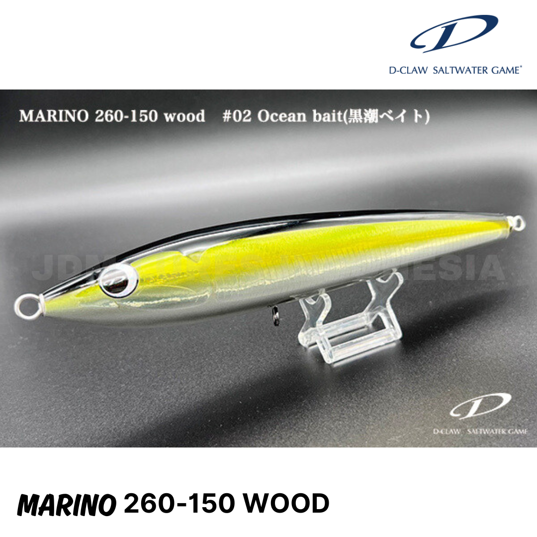 D-Claw MARINO 260-150 Wood Floating Stickbait 150g 260mm