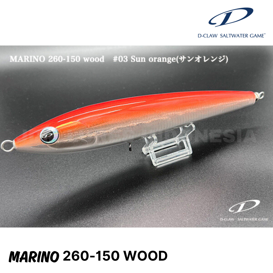D-Claw MARINO 260-150 Wood Floating Stickbait 150g 260mm