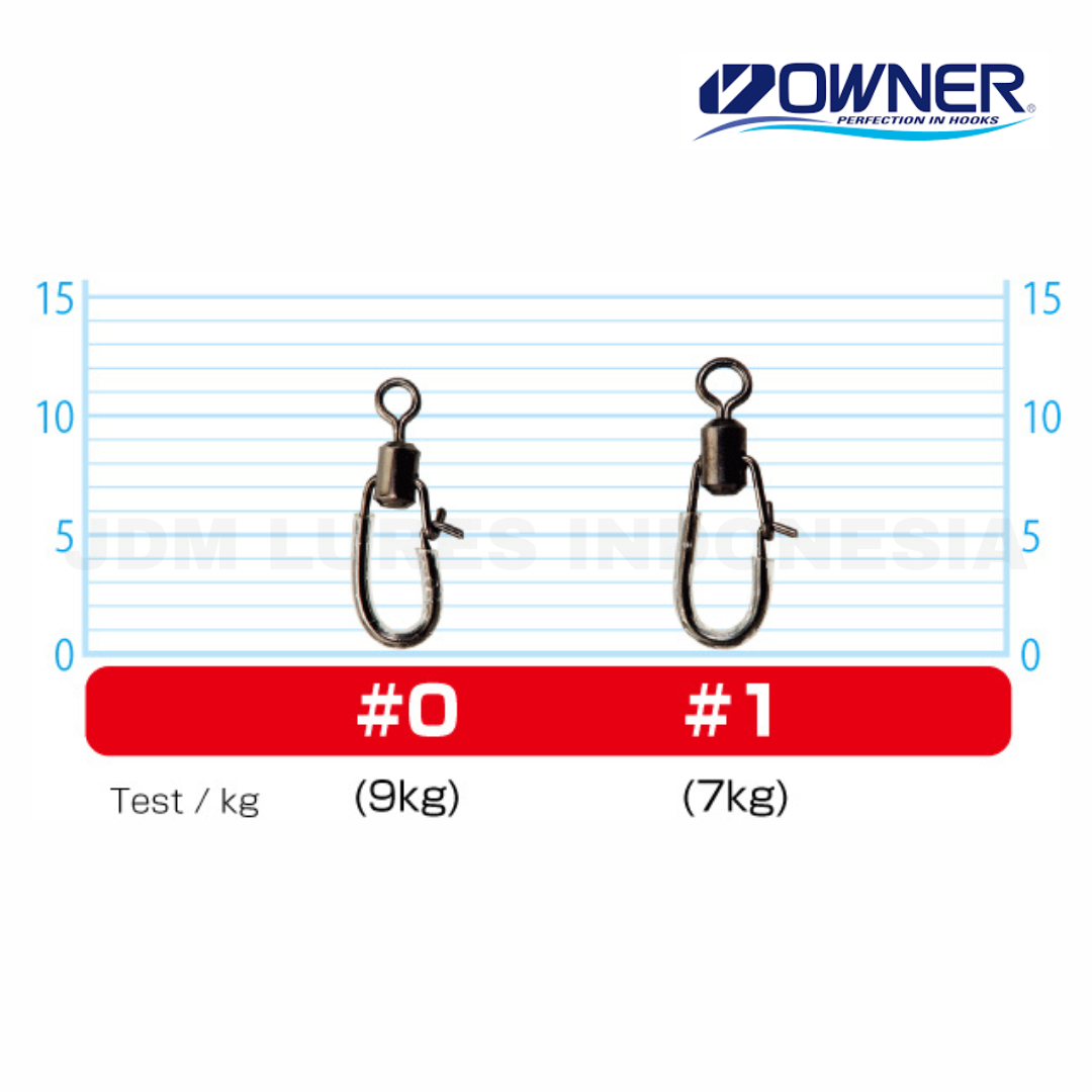 Owner P-07 Silent Micro Snap Swivel