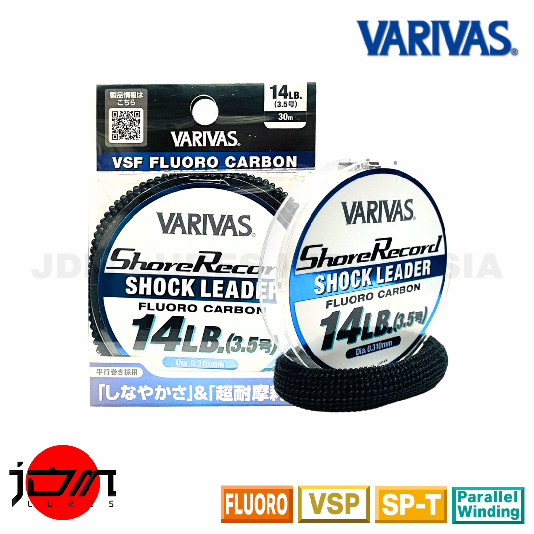 Varivas Shore Record Shock Leader Fluorocarbon