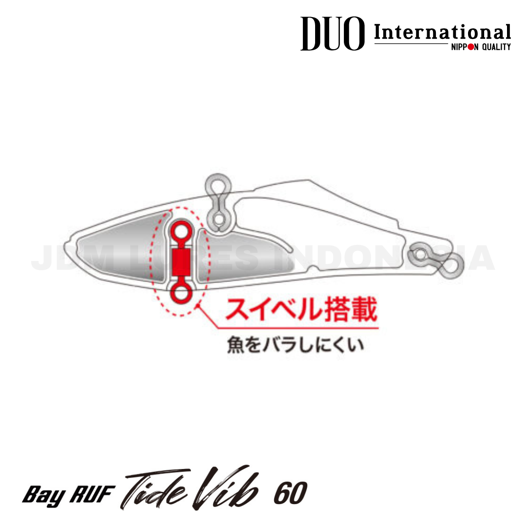 Duo Bay RUF Tide Vib 60 Sinking 9.6g 60mm