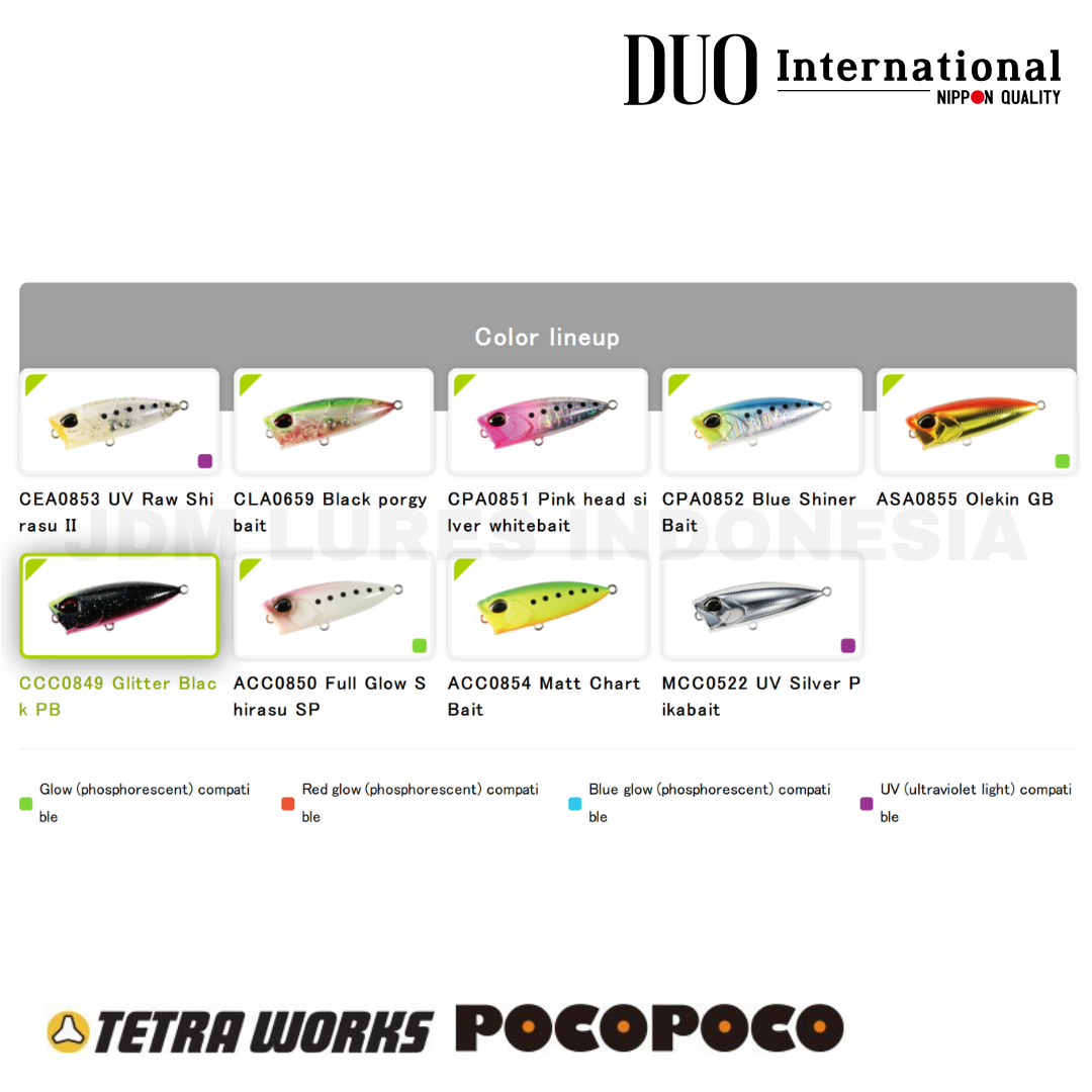 Duo Tetra Works Pocopoco 40F Floating 3g 40mm