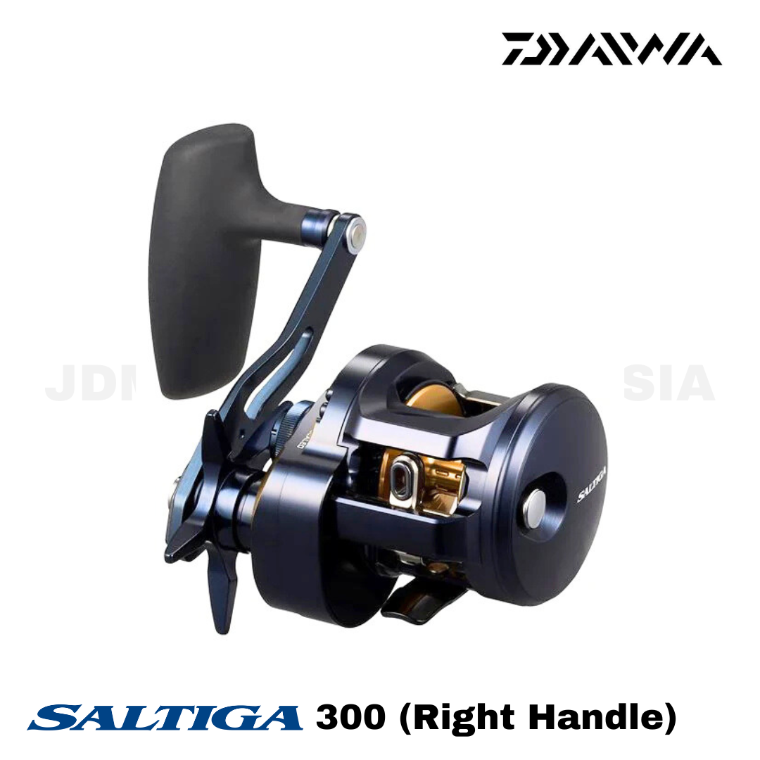 Daiwa Baitcasting Reel 25 Saltiga 300 (Right Handle)