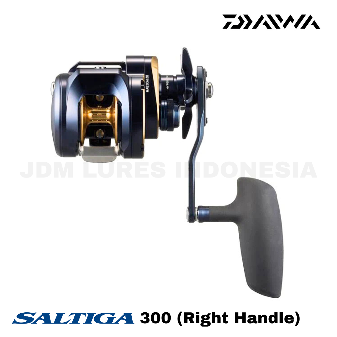 Daiwa Baitcasting Reel 25 Saltiga 300 (Right Handle)