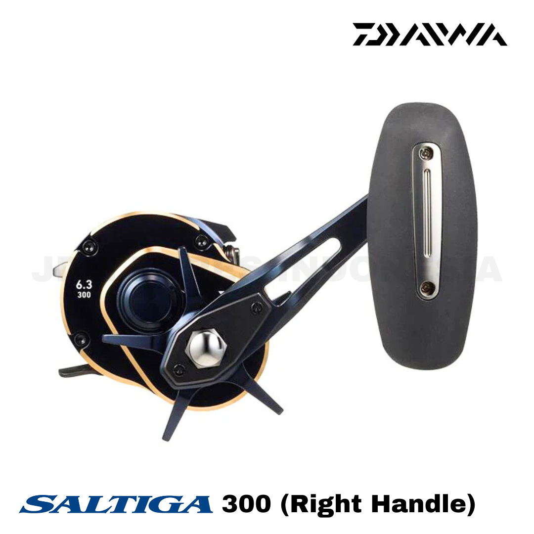 Daiwa Baitcasting Reel 25 Saltiga 300 (Right Handle)