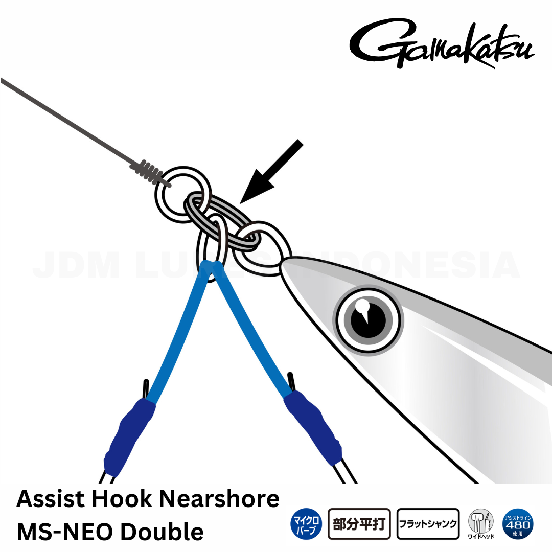 Gamakatsu Assist Hook Nearshore MS-NEO Double