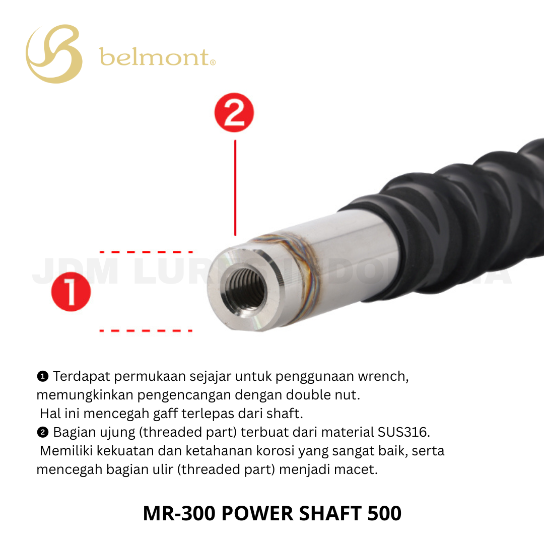 Belmont MR-300 Power Shaft 500