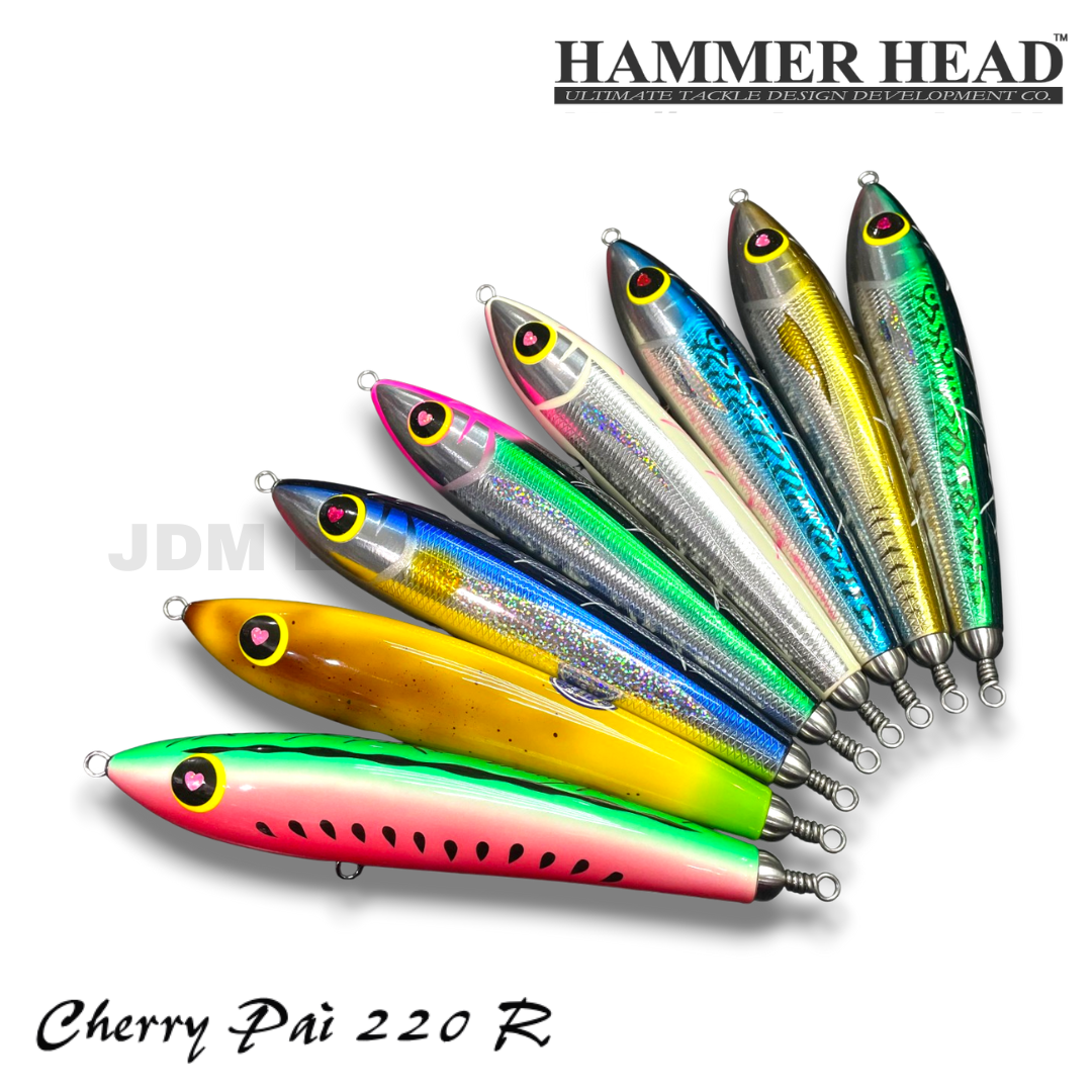 Hammer Head Cherry Pai 220R Stickbait Lure 104g 255mm