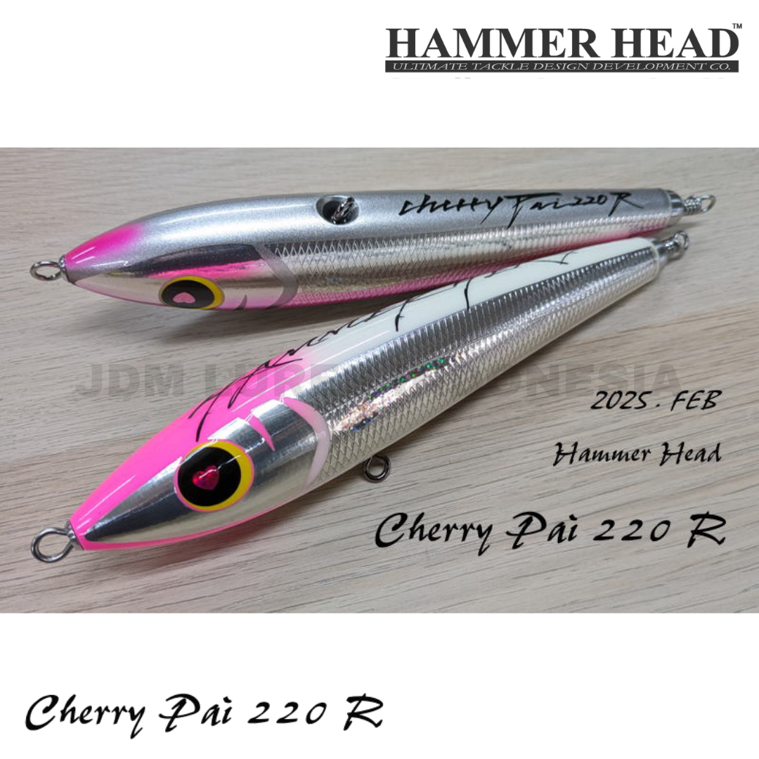 Hammer Head Cherry Pai 220R Stickbait Lure 104g 255mm
