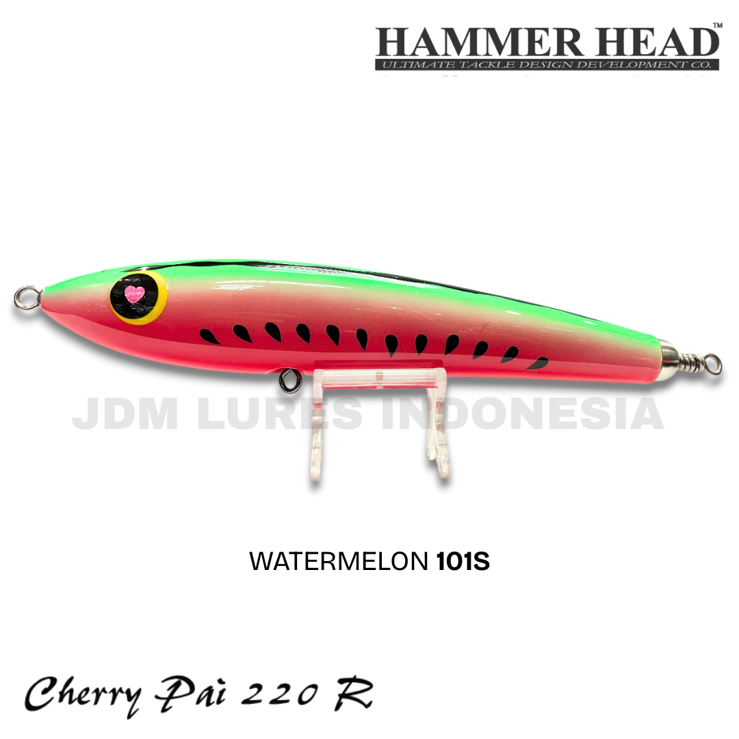 Hammer Head Cherry Pai 220R Stickbait Lure 104g 255mm
