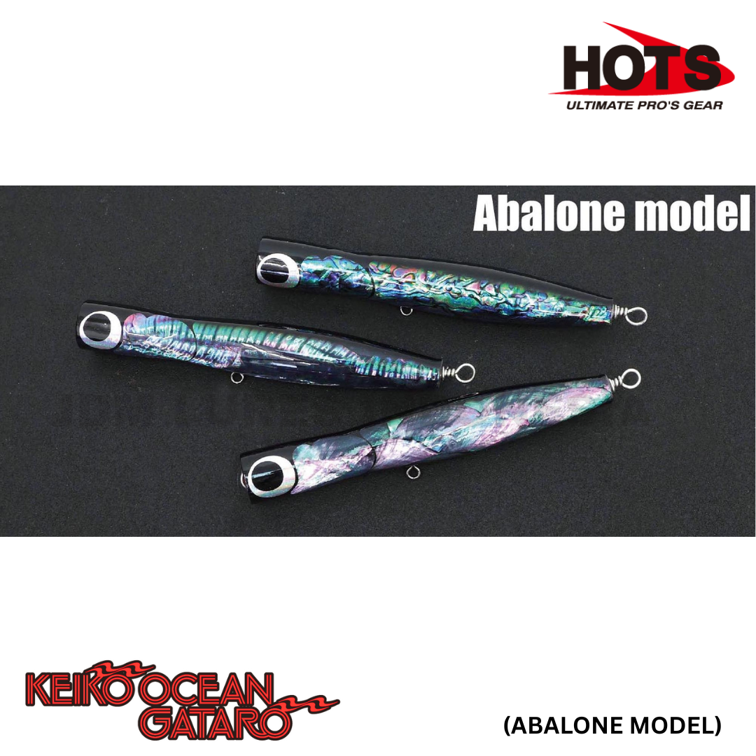 Hots Keiko Ocean Gataro Abalone Model Floating Popper 100g 230mm