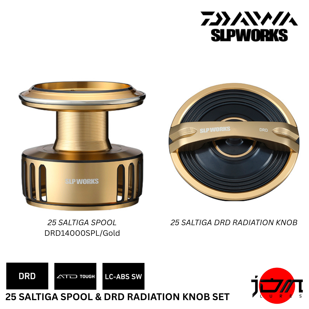 Daiwa SLP Works 25 SALTIGA DRD Spool & DRD Radiation Knob