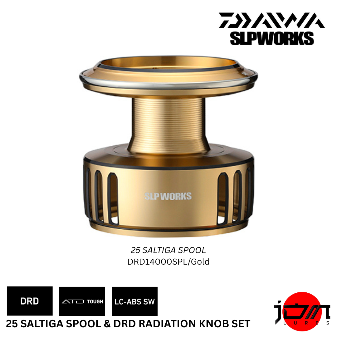 Daiwa SLP Works 25 SALTIGA DRD Spool & DRD Radiation Knob