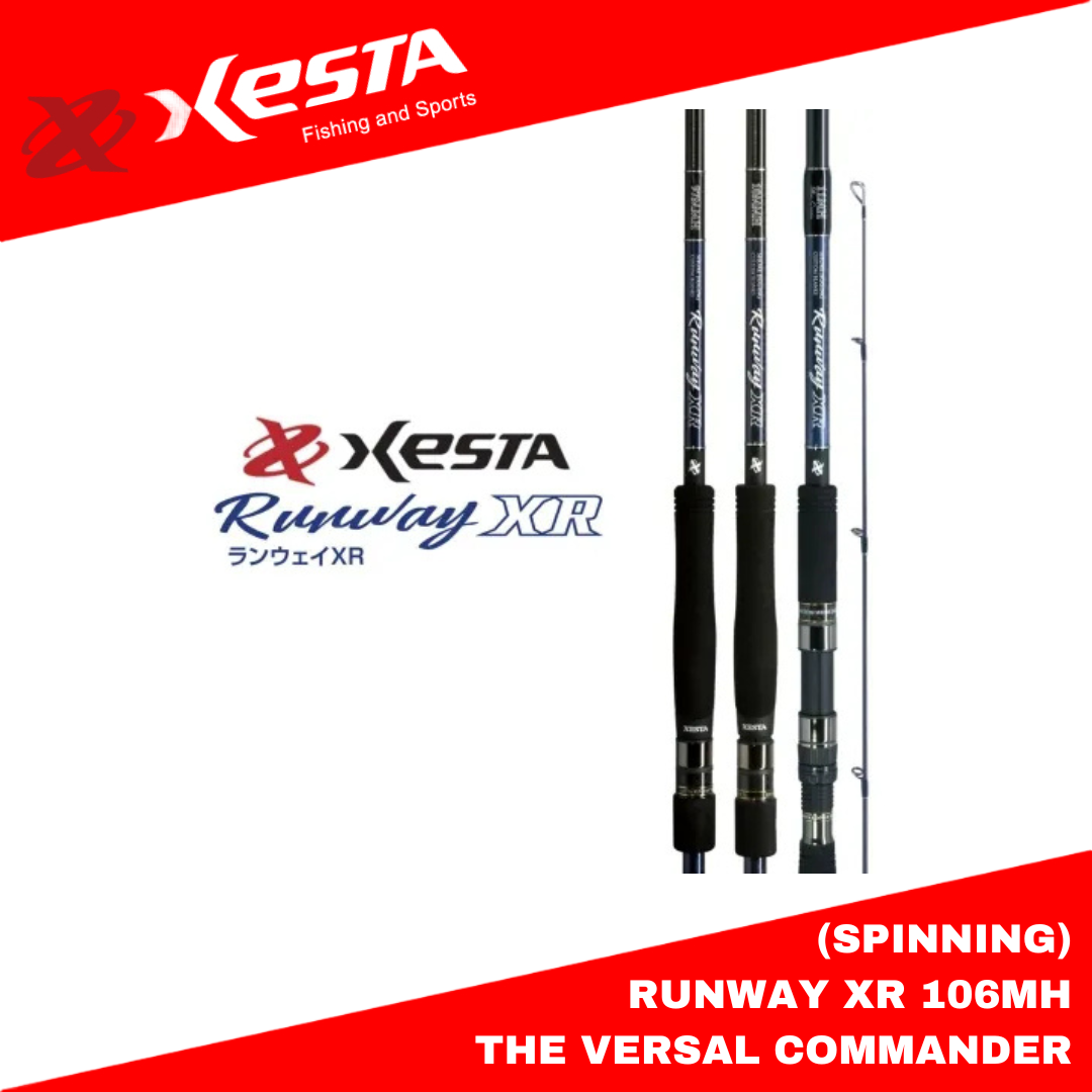 Xesta Spinning Rod Runway XR 106MH The Versal Comander
