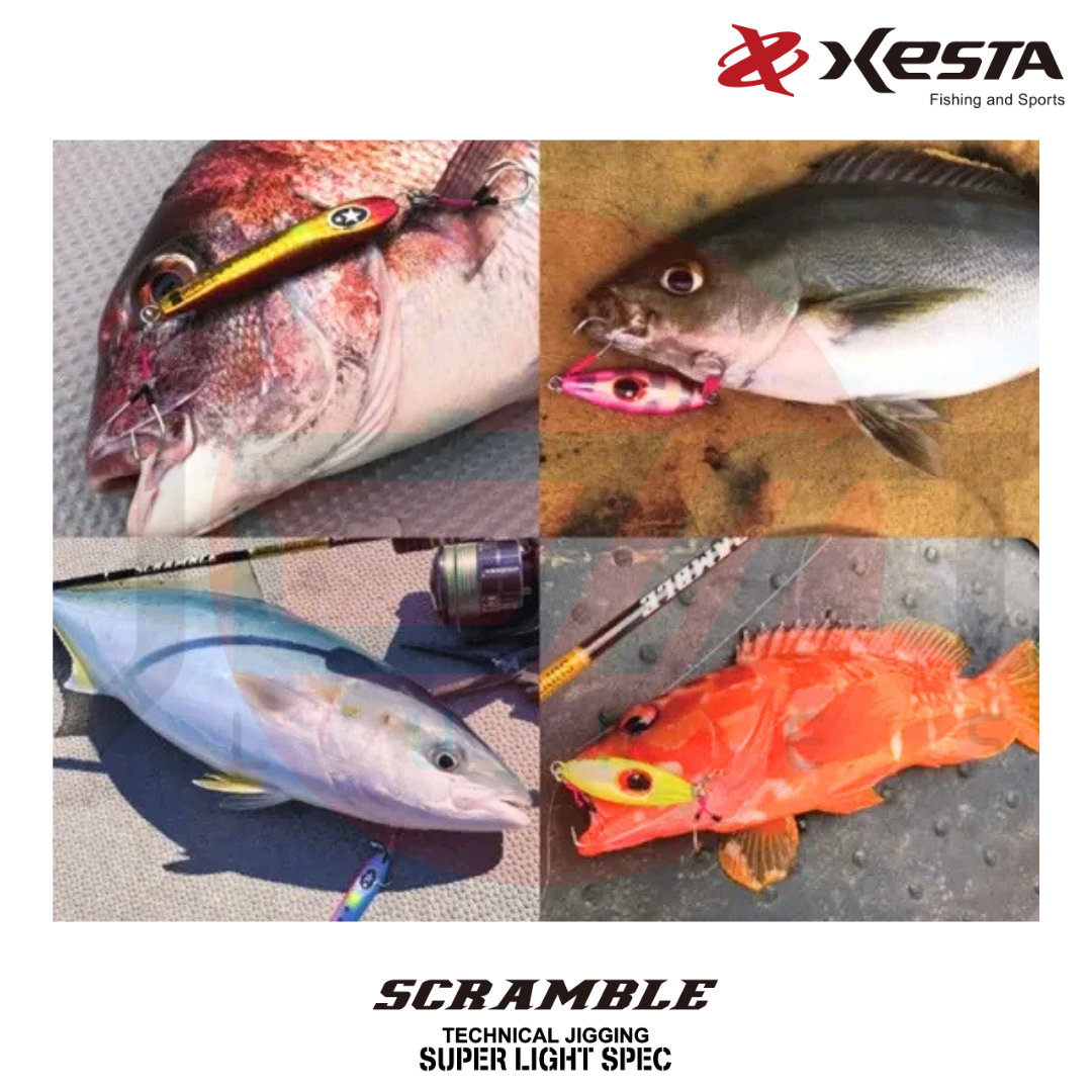 Xesta Rod Baitcast Scramble SLJ B67L-FS Power Torque Solid (7276)