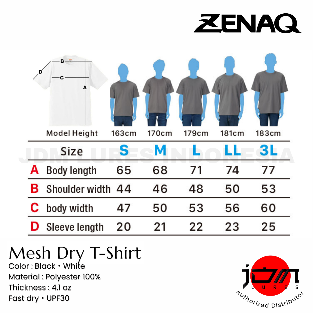 Kaos Kering Zenaq Mesh