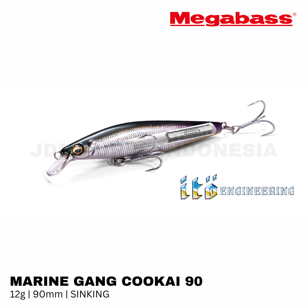 Megabass MARINE GANG Cookai 90 Sinking Lure 12g 90mm
