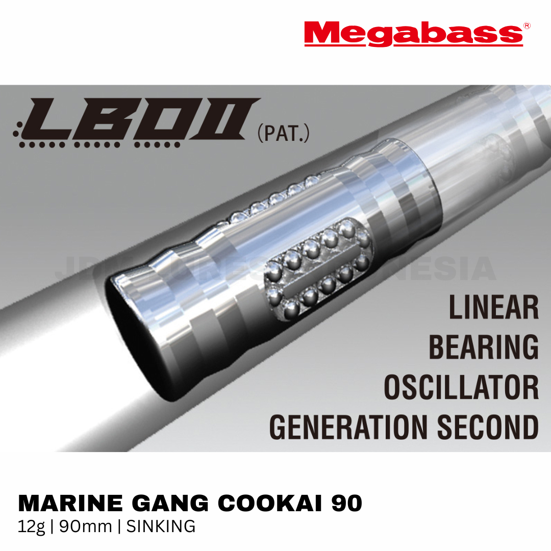Megabass MARINE GANG Cookai 90 Sinking Lure 12g 90mm