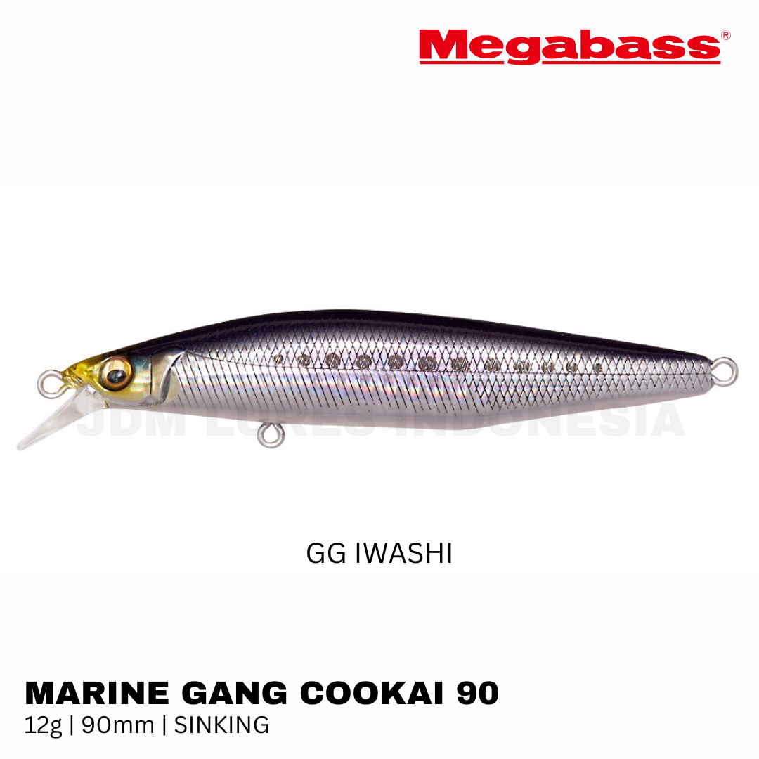 Megabass MARINE GANG Cookai 90 Sinking Lure 12g 90mm