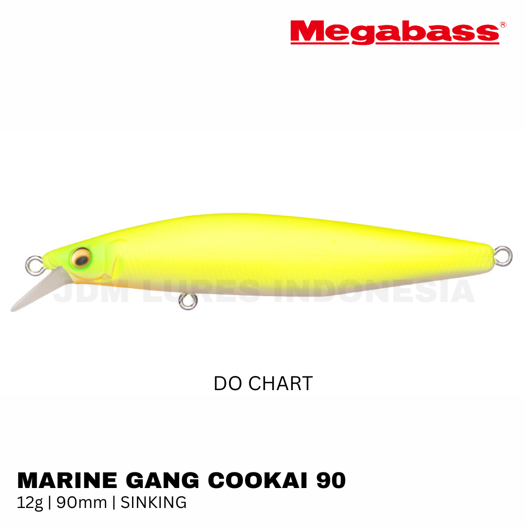 Megabass MARINE GANG Cookai 90 Sinking Lure 12g 90mm