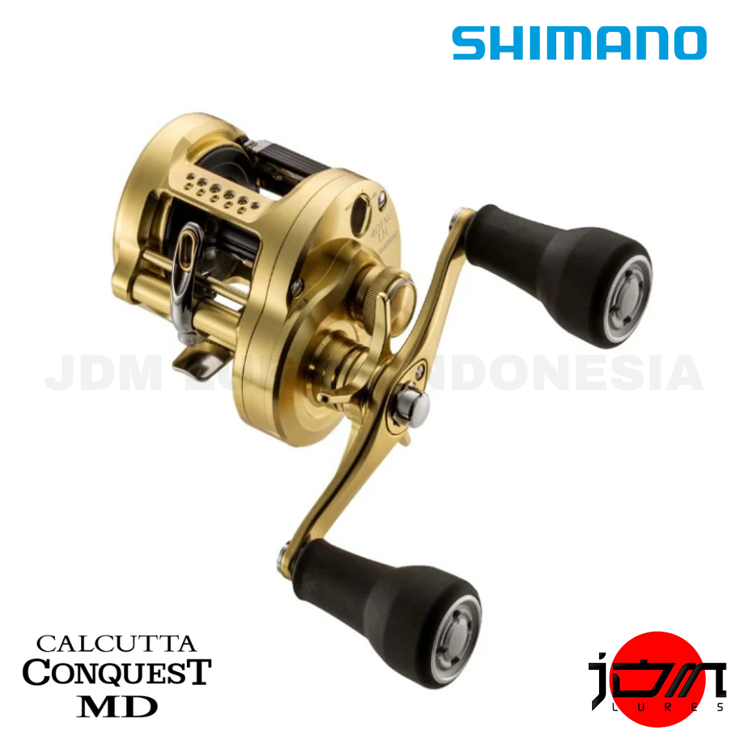 Reel Baitcasting Shimano 23 Calcutta Conquest MD 401XGLH - Pegangan Kiri