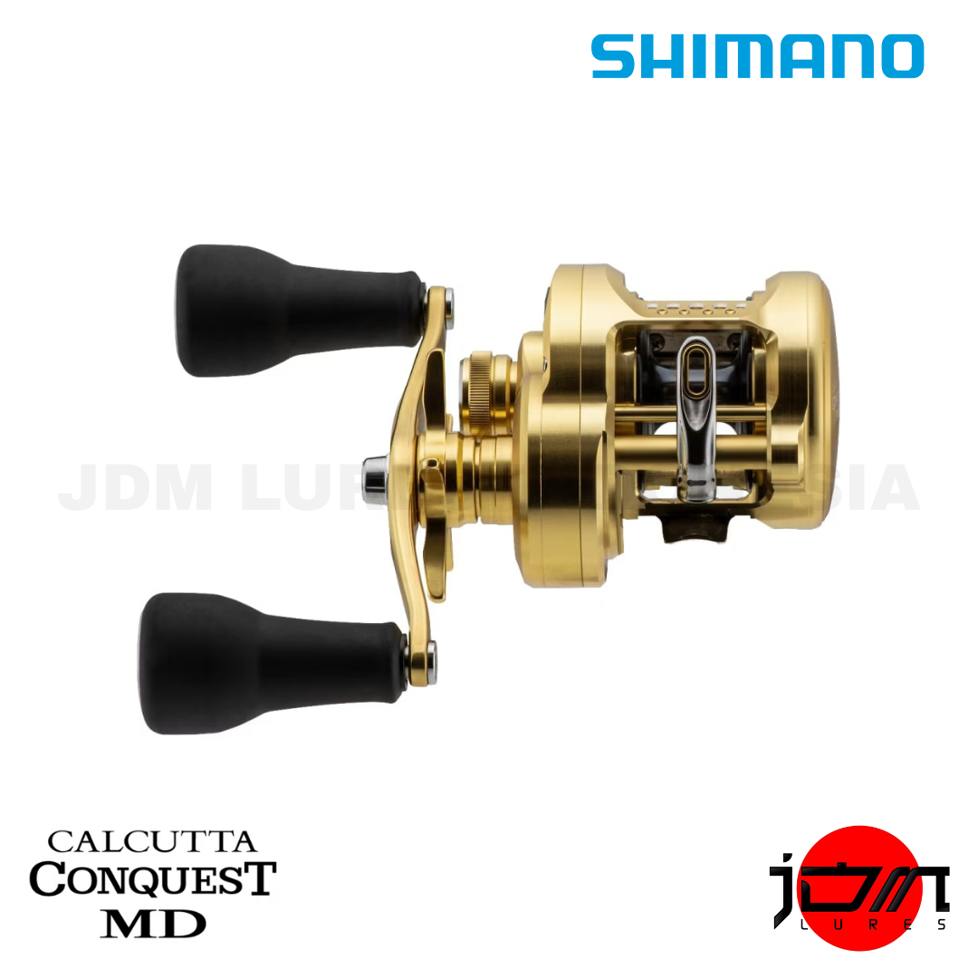 Reel Baitcasting Shimano 23 Calcutta Conquest MD 401XGLH - Pegangan Kiri
