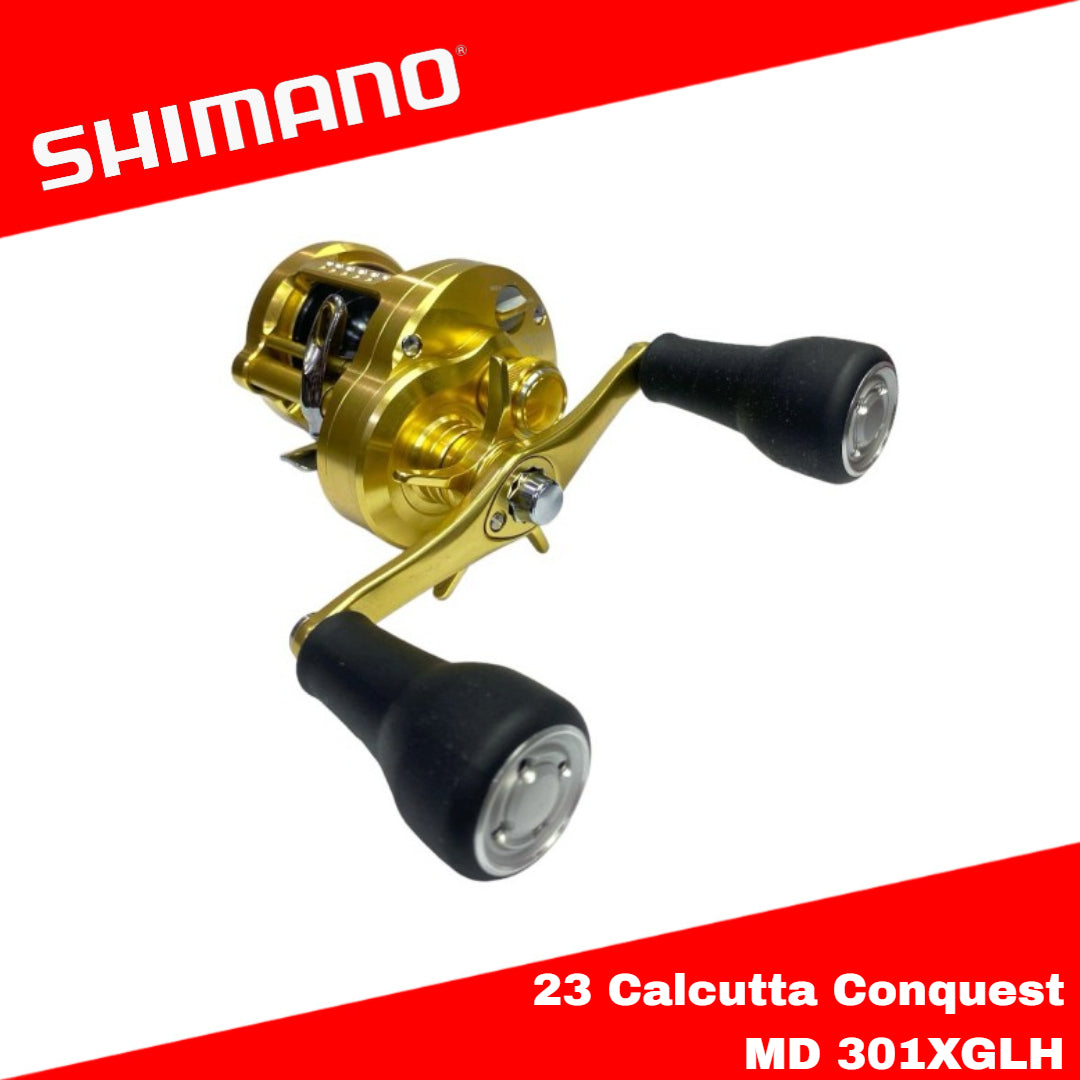 Shimano Baitcasting Reel 23 Calcutta Conquest MD 301XGLH - Left Handle