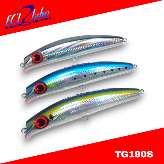 FCL Labo TG190S Popper Tenggelam 100g 190mm