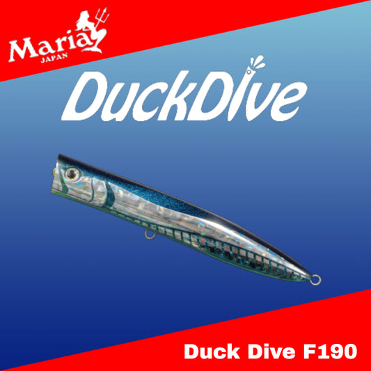 Maria Duck Dive F190 Popper Floating Lure 190mm 60g