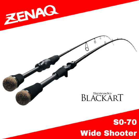 Zenaq Spininng Rod Spirado Blackart S0-70 Wide Shooter