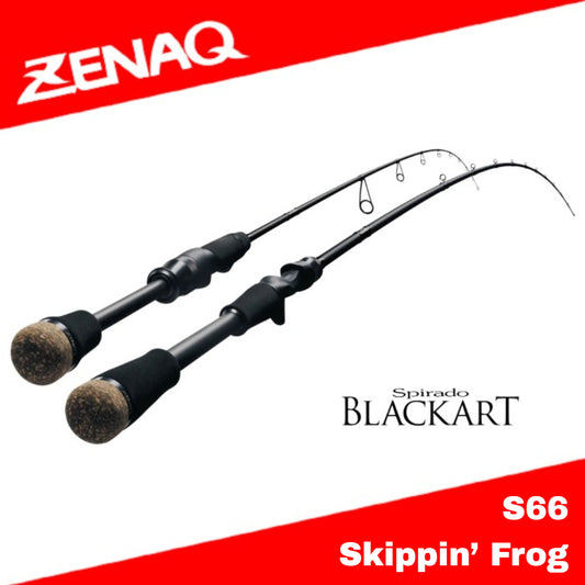 Zenaq Spininng Rod Spirado Blackart S66 Skippin Frog