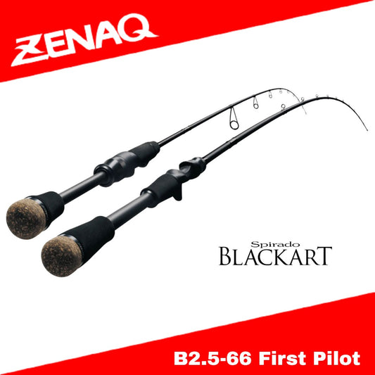 Zenaq Baitcasting Rod Spirado Blackart B2.5-66 First Pilot