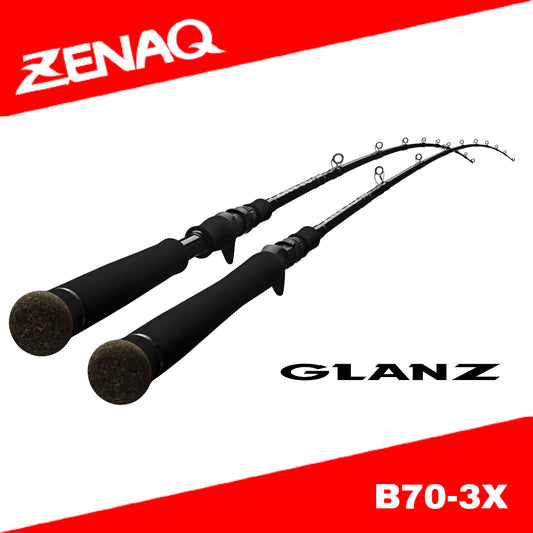 Zenaq Baitcasting Rod Glanz B70-3X