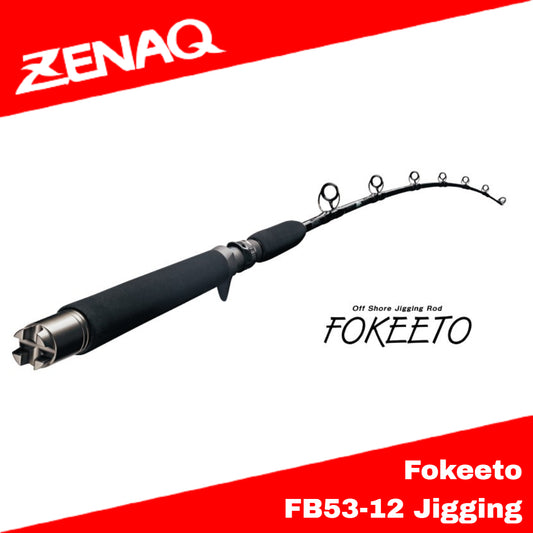 Zenaq Baitcasting Rod Fokeeto FB53-12 Jigging