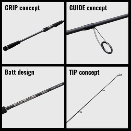 MajorCraft Spinning Rod Giant Killing 5G Sawara Casting GK5C-732M/SWR