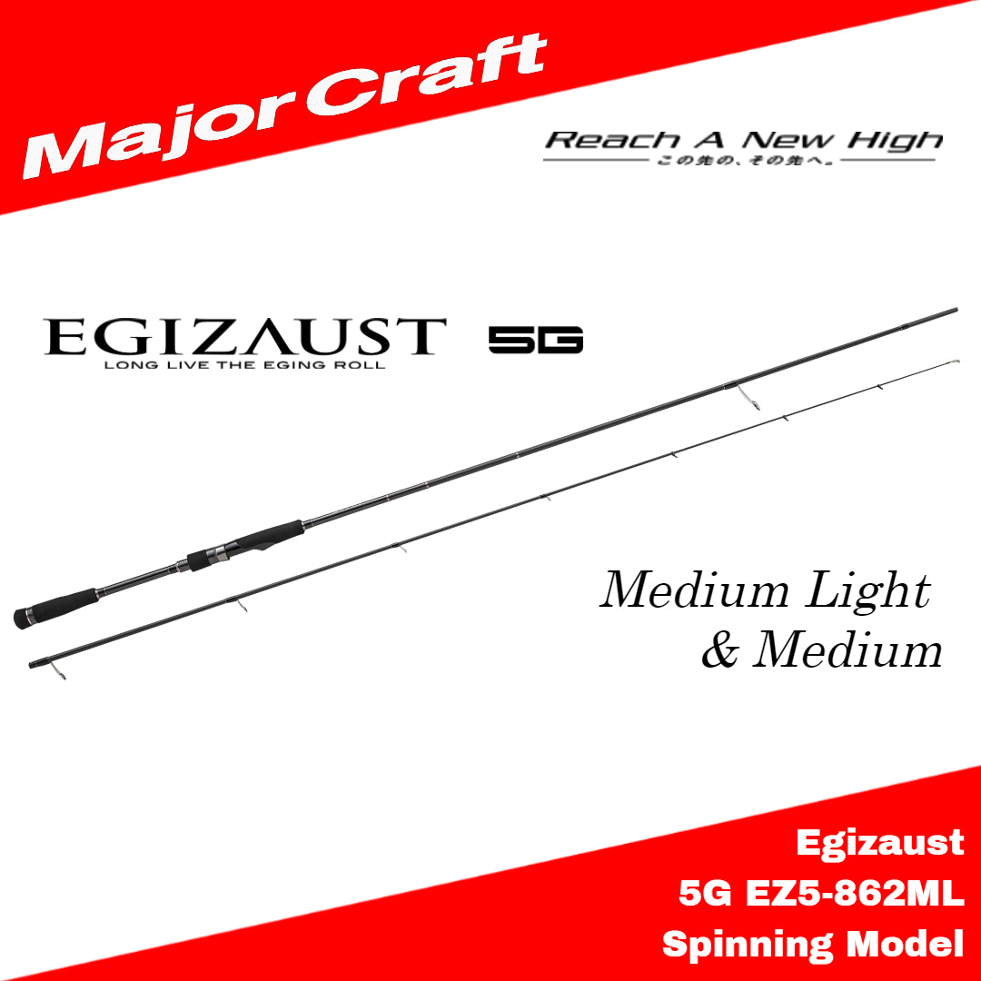 MajorCraft Spinning Rod Egizaust 5G EZ5-862ML (2689)